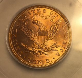 1906 D Gold $10 Eagle ICG MS65 Gem 4