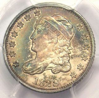 1829 Capped Bust Half Dime H10c Coin.  Certified Pcgs Ms64 (bu Unc) - $1325 Value