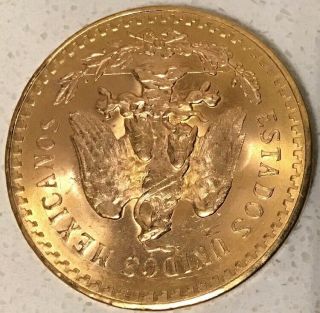 1947 Mexican $50 Peso Gold Coin - Collectible Gold Bullion Mexico Round 7