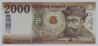 [$] Hungary,  2016,  2000,  Gem Unc