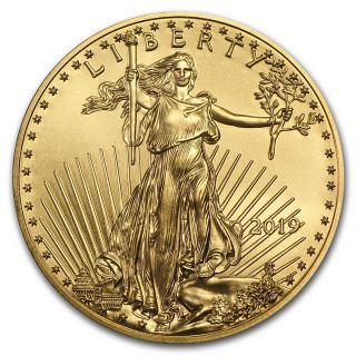 2019 1 Oz Gold American Eagle Bu - Sku 171251