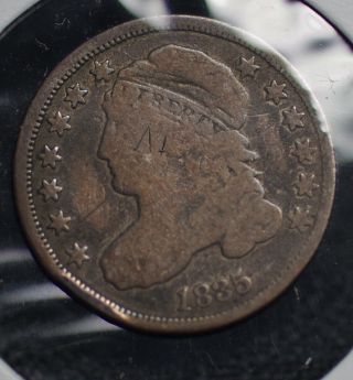 1835 Capped Bust Silver Dime 10c Coin