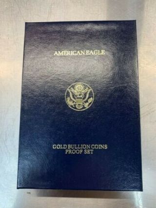 1988 Proof Gold American Eagle 4 Coin Set & 4