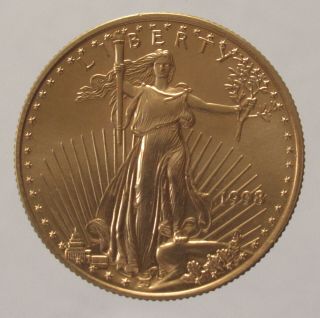 1998 1/2 Oz Gold American Eagle $25 Coin - - Such A Beauty