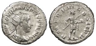Roman Imperial Gordian Iii Ar Antoninianus 238 - 244 A.  D.  Vf P M Tr P Vi Cos Ii P