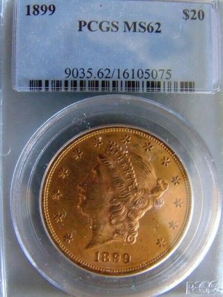 1899 $20.  Gold Double Eagle