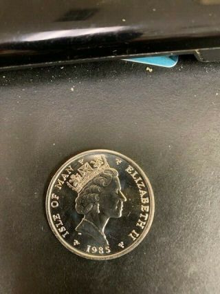 1985 Isle Of Man 1 Oz Platinum Coin