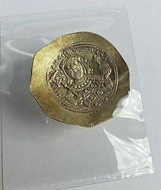 GOLD MICHAEL VII (A.  D 1071 - 78) NOMISMA OF THE BYZANTINE EMPIRE COIN 4