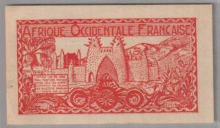 561 - 0107 French West Africa | A.  O.  Francaise,  0.  50 Francs,  1944,  Pick 33,  Unc