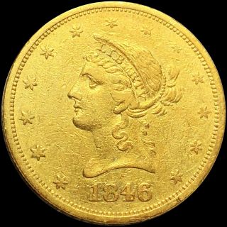 1846 - O Classic Head $10 Eagle Nearly Uncirculated Gold Liberty Collectible Coin
