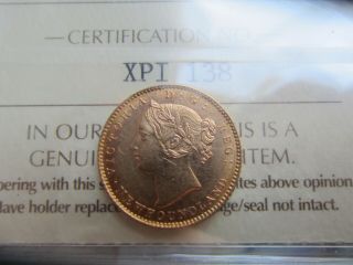 1881 Newfoundland $2 Gold Coin - Iccs Au - 55 (double 8) Key Date