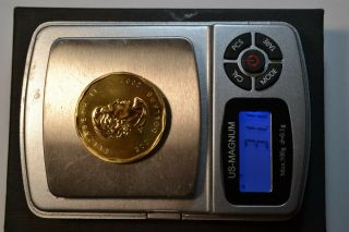 Canada RCM 2007 1 troy oz.  9999 fine gold maple leaf $50 coin (31.  1 Grams) 3