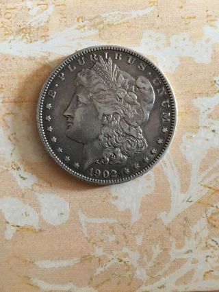 1902 - O U.  S.  Morgan Silver $1 One Dollar Coin - Unc -