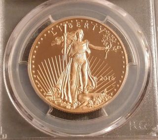 2016 1 Oz Ounce Gold American Eagle Pcgs Pr 69 Dcam Proof Ultra Cameo $50 Coin