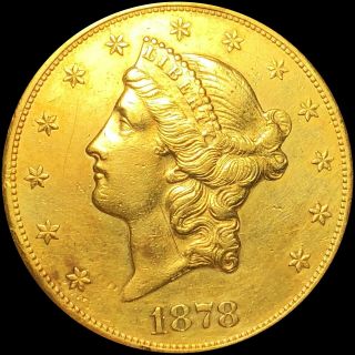 1878 - CC Double $20 Eagle BORDER UNCIRCULATED?? Gold Liberty bu ms CARSON CITY nr 2