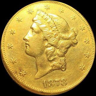 1878 - CC Double $20 Eagle BORDER UNCIRCULATED?? Gold Liberty bu ms CARSON CITY nr 3