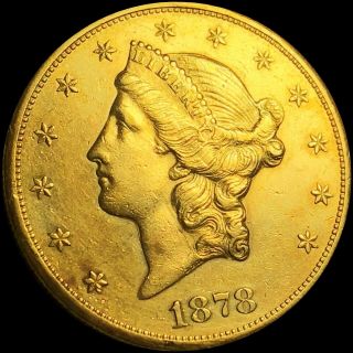 1878 - CC Double $20 Eagle BORDER UNCIRCULATED?? Gold Liberty bu ms CARSON CITY nr 4