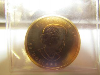 2011 $50 Elizabeth II gold Maple leaf coin 2