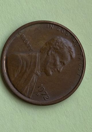 1972 D Lincoln Penny One Cent Coin Double Die Reverse & Obverse Date Error 2
