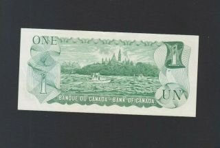1973 Canada 1 Dollar Prefix EAK 2824622 Lithographed back 2