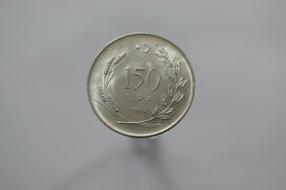 Turkey 150 Lira 1979 Silver B19 K3214