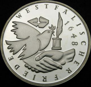 Germany 10 Mark 1998d Proof - Silver - Peace Of Westphalia - 1273 ¤