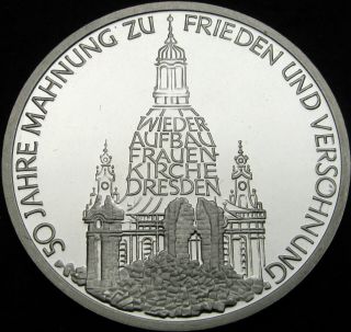 Germany 10 Mark 1995j Proof - Silver - Frauenkirche In Dresden - 1267 ¤