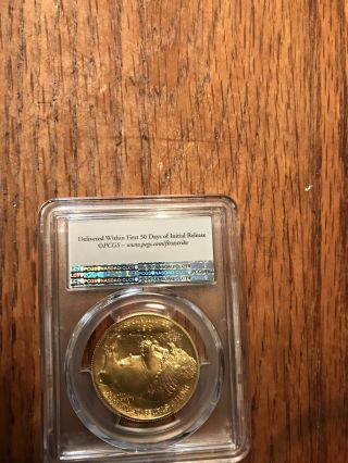 50.  00 Gold Coin 2019 Bufflo M S 70
