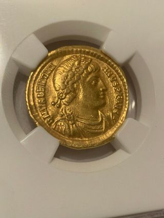 Valentinian I AV solidus GOLD COIN NGC XF WESTERN ROMAN EMPIRE AD 364 - 375 4.  31GR 2
