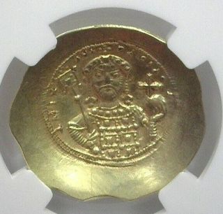 MICHAEL VII 1071 - 1078 AD BYZANTINE EMPIRE GOLD HISTAMENON NOMISMA NGC AU 3