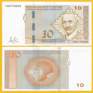 Bosnia - Herzegovina 10 Maraka P - 81 2012 Unc Banknote
