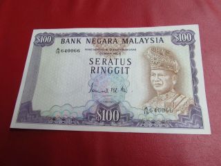 Malaysia 100 Ringit Xf,