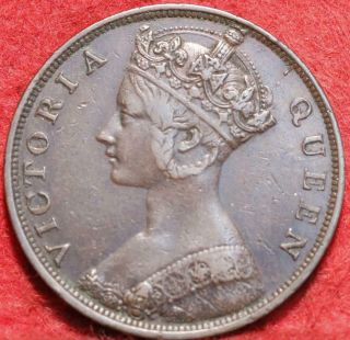 1866 Hong Kong 1 Cent Foreign Coin