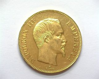 France 1855 - A Gold 100 Francs Choice Uncirculated Gad 1135