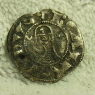 4 Crusader States Antioch Silver Denier Bohemond III 1163 - 1201 AD (BZ 6) 3