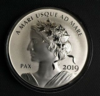 2019 Canada Peace & Liberty 1 Oz Silver Medal Reverse Proof Uhr