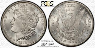 1878 - Cc $1 Morgan Silver Dollar.  Pcgs Ms66.  Stunning Gem.