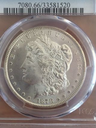 1878 - CC $1 Morgan Silver Dollar.  PCGS MS66.  Stunning GEM. 5