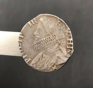Italy Kingdom of Naples 15 grani 1610 (?) Filippo III (1598 - 1621) Silver Coin 2