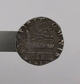 Italy Kingdom of Naples 15 grani 1610 (?) Filippo III (1598 - 1621) Silver Coin 3