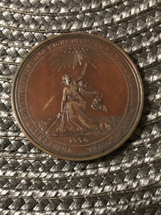 1876 U.  S Centennial Exposition Bronze Medal Hk - 21 So - Called Dollar