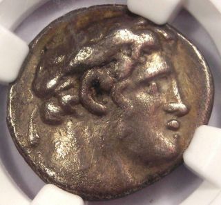 Phoenicia Tyre Ar Half Shekel Coin (90 Bc,  Yr.  36) Melkart - Ngc Choice Fine