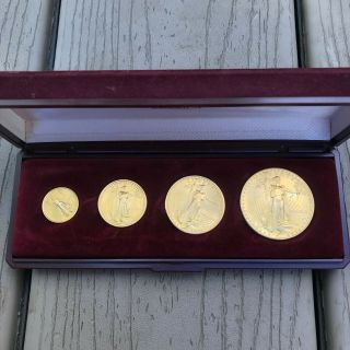 1989 American Gold Eagle Proof Four - Coin Set