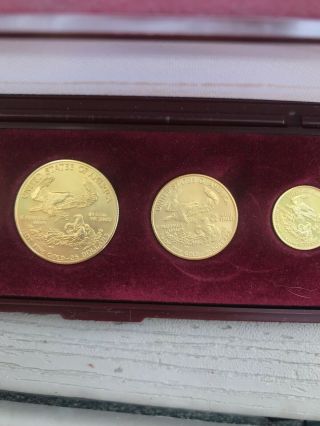 1989 American Gold Eagle Proof Four - Coin Set 2