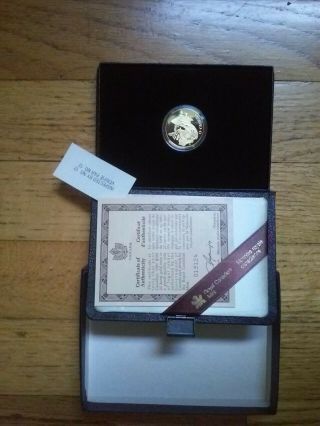 1981 Canada Constitution $100 22k Gold Proof Commemorative Coin as Issued 9