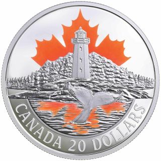 2017 $20 1 Oz Fine Silver Coin Canada’s Coasts Series: Atlantic Coast