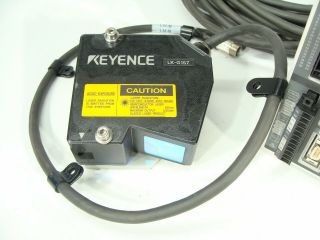 2 x Keyence LK - G157 Laser Displacement Sensor,  LK - G3001P Controller,  Cables 3