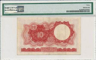 Board of Comm.  of Currency Malaya & British Borneo $10 1961 PMG 30 2