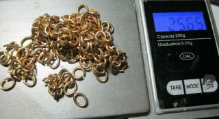 25.  65 Grams 14kt Scrap Gold