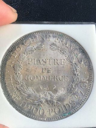 INDOCHINE COINS: 1 Piastre Silver 90 1913 NGC MS - 62_LDP Shop. 11